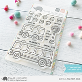 MAMA ELEPHANT: Little Agenda Bus | Stamp