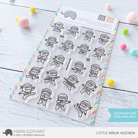 MAMA ELEPHANT: Little Ninja Agenda | Stamp