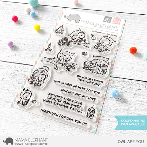 MAMA ELEPHANT: Owl Are You | Stamp