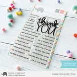 MAMA ELEPHANT: Thank You [Love You] | Stamp