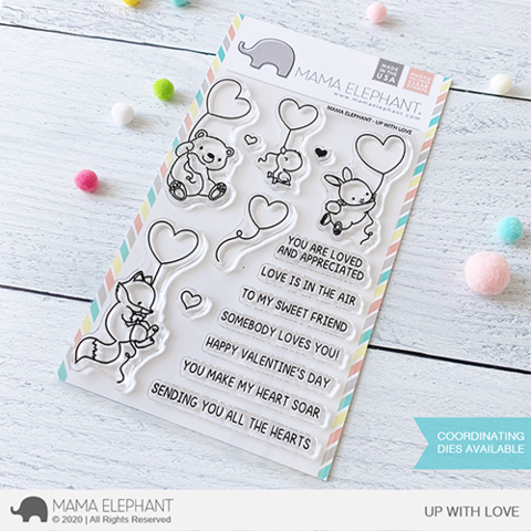 MAMA ELEPHANT: Up with Love | Stamp