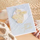 SPELLBINDERS:  Seahorse Kisses Sentiments | Hot Foil Plate & Die