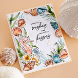 SPELLBINDERS:  Seahorse Kisses Sentiments | Hot Foil Plate & Die