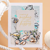 SPELLBINDERS:  Seahorse Kisses Sentiments | Hot Foil Plate & Die