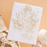 SPELLBINDERS:  Seahorse Kisses Sentiments | Hot Foil Plate & Die