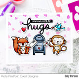 PRETTY PINK POSH: Hugs Script | Die