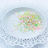 PRETTY PINK POSH:  Clay Confetti | Sherbet