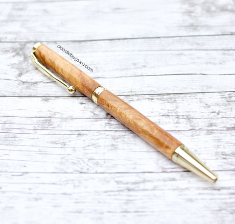 NORTHWEST BEACH WORKS:  Ballpoint Pen (Spalted Maple)