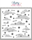 PRETTY PINK POSH: Spooky Sky | Layered Stencil (3PK)