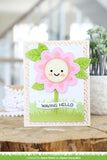 LAWN FAWN: Stitched Flower Frame Lawn Cuts Die