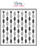 PRETTY PINK POSH:  Streamers | Layered Stencil 2PK