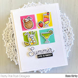 PRETTY PINK POSH: Summer Drinks | Die Set