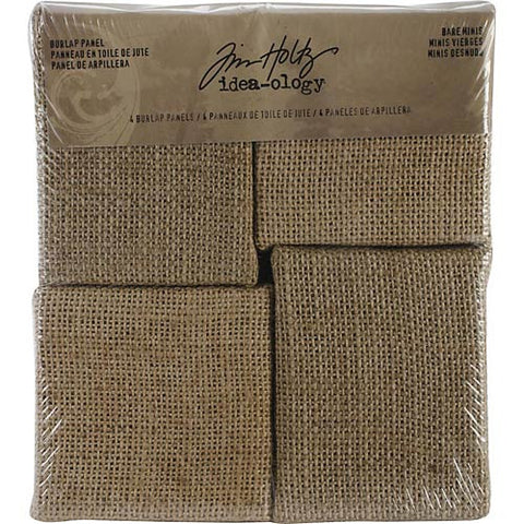 TIM HOLTZ: Idea-ology Burlap Panels 4/pkg