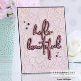 SPELLBINDERS:  Hello Friend Sentiments | Hot Foil Plate