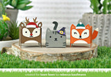 LAWN FAWN: Tiny Gift Box: Holiday Hats Add-on Lawn Cuts Die