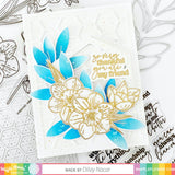 WAFFLE FLOWER: Hello Friend Sentiments | Combo Stamp & Die