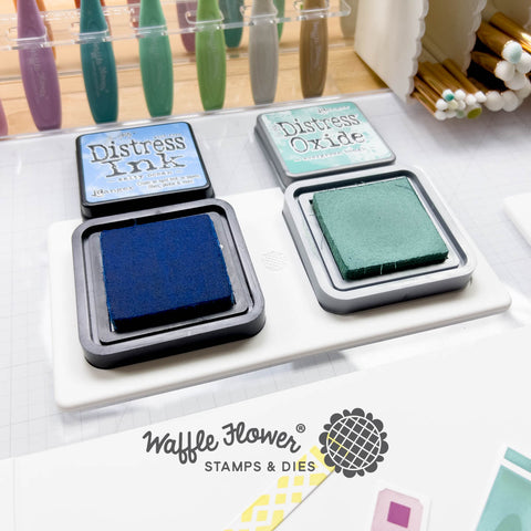 WAFFLE FLOWER: Ink Pad Holder | Square