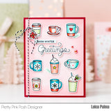 PRETTY PINK POSH:  Winter Drinks | Die Set