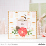 PRETTY PINK POSH:  Layered Coffee Cups | Layered Stencil 3PK