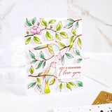 PINKFRESH STUDIO:  Songbirds on Branches | Stamp