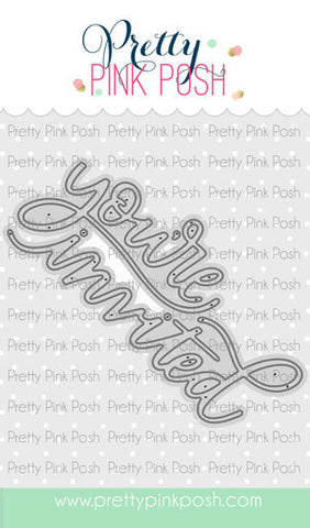 PRETTY PINK POSH: You're Invited Script Die