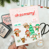 MAMA ELEPHANT: Busy Elves | Stamp