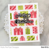 PRETTY PINK POSH:  Stencil | Layered Presents 3PK