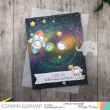 MAMA ELEPHANT: Little Agenda Spaceship | Stamp