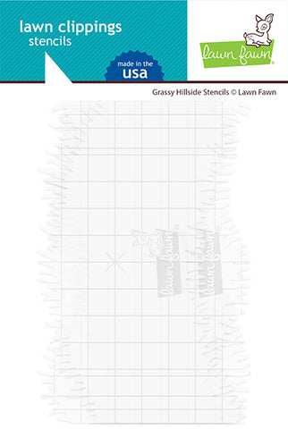 LAWN FAWN: Grassy Hillside | Stencils (3PK)