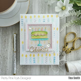 PRETTY PINK POSH:  Birthday Scripts | Die Set