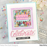 PRETTY PINK POSH: Celebrate Script | Die